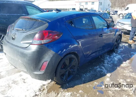 2017 Hyundai Veloster Value Edition из США, поврежденный, VIN KMHTC6ADXHU317227